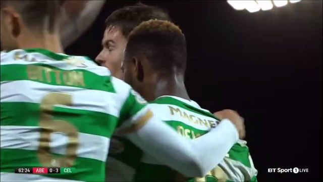 0-3 Moussa Dembélé Goal Italy Serie A - 25.10.2017 - 25.10.2017 Aberdeen FC 0-3 Celtic FC