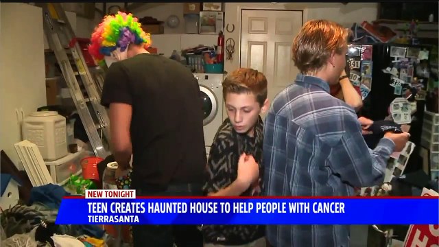 Teen Creates Haunted House to Benefit Cancer Patients