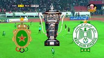 أهداف مبارة الجيش الملكي و الرجاء البيضاوي 1-1  نصف نهائي إياب كأس العرش  26-10-2017