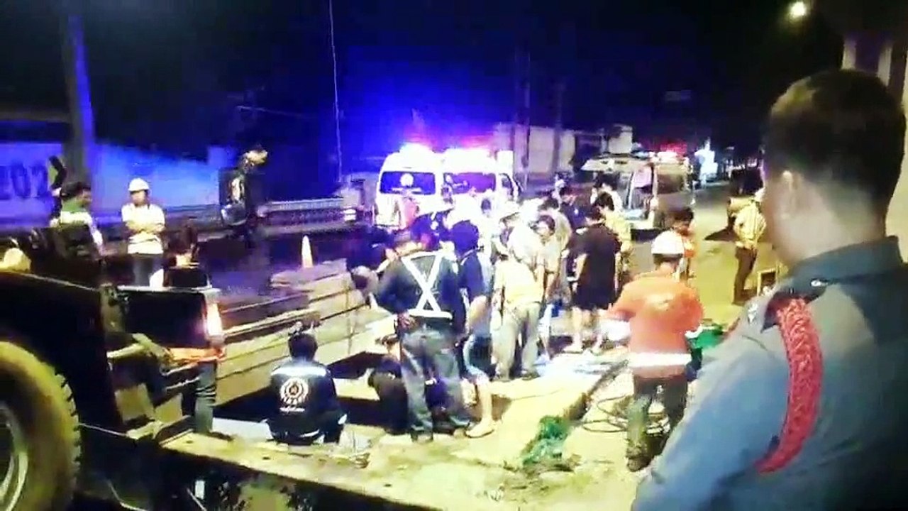 Motorcyclist Rescued After Falling Down Sewer