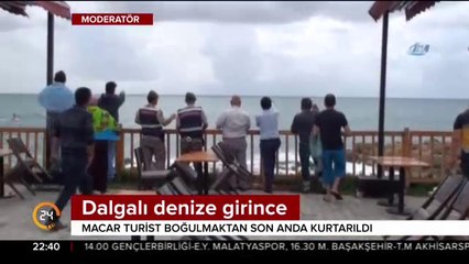 Dalgalı denize girince