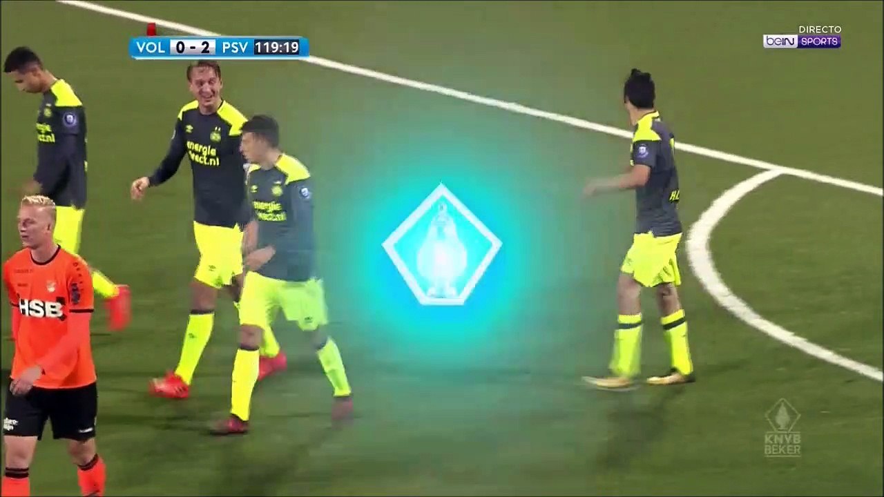 0-2 Hirving Lozano Goal Holland  KNVB Beker  Round 2 - 26.10.2017 FC Volendam 0-2 PSV Eindhoven