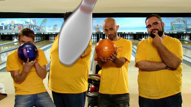 CM Punk, AJ Lee, & Team WWE wrestle Nerdist: All Star Celebrity Bowling