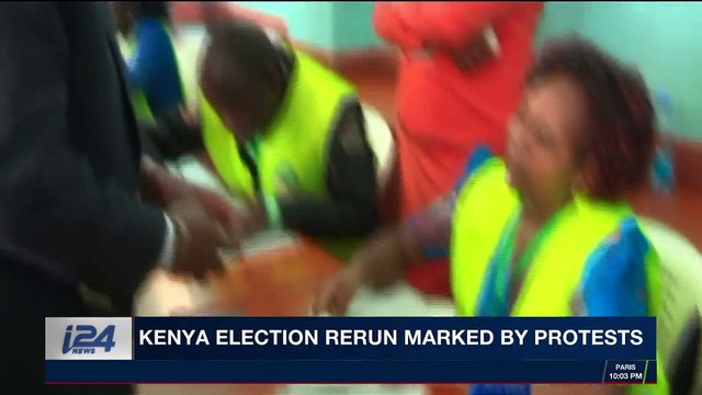 i24NEWS DESK | Kenya election rerun marked by protests | Thursday, October 26th 2017