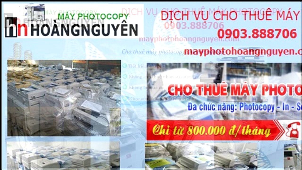 Cho thue may photocopy gia re uy tin chat luong