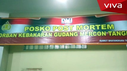 Begini Proses Identifikasi Jenazah Korban Mercon