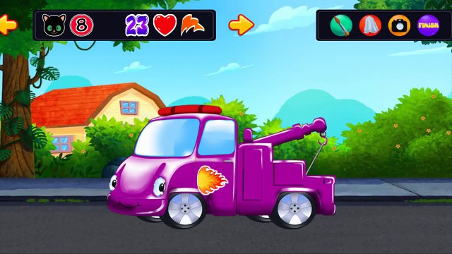 Мультики про машинки Car Wash - Гараж - Машины на Автомойке Эвакуатор,Спортивная машина