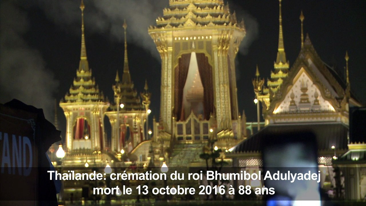 Thaïlande: crémation du roi Bhumibol Adulyadej