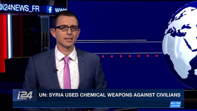 i24NEWS DESK | UN: Syria used chemical weapons against civilians | Thursday, October 26th 2017