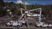 Drone Footage Captures Crew Working on Electric Grid in Puerto Rico