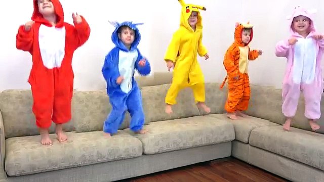 Five little Babies Jumping on the bed song, five bad baby nursery rhymes for kids, baby songs