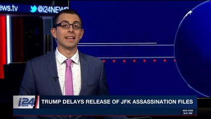 i24NEWS DESK | Trump delays release of JFK assassination files | Thursday, October 26th 2017