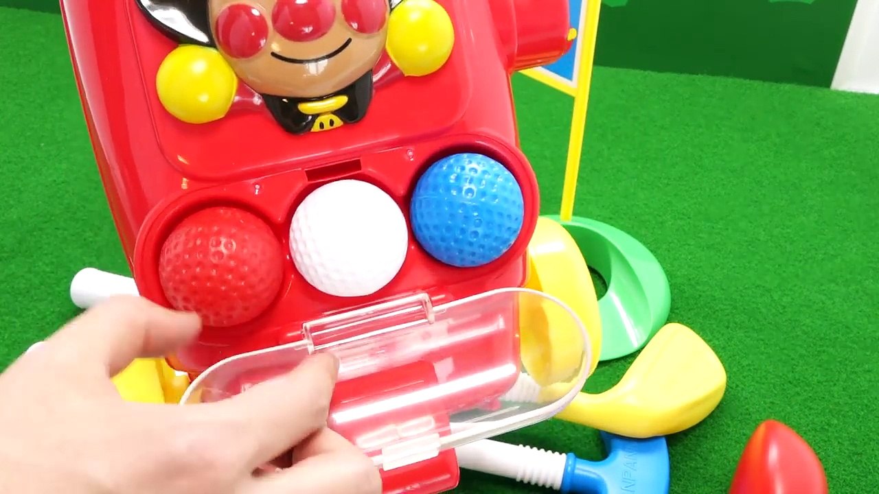アンパンマンゴルフでびっくらたまご　Anpanman Golf&Anpanman bath bubble-Q7rpiH83BiU