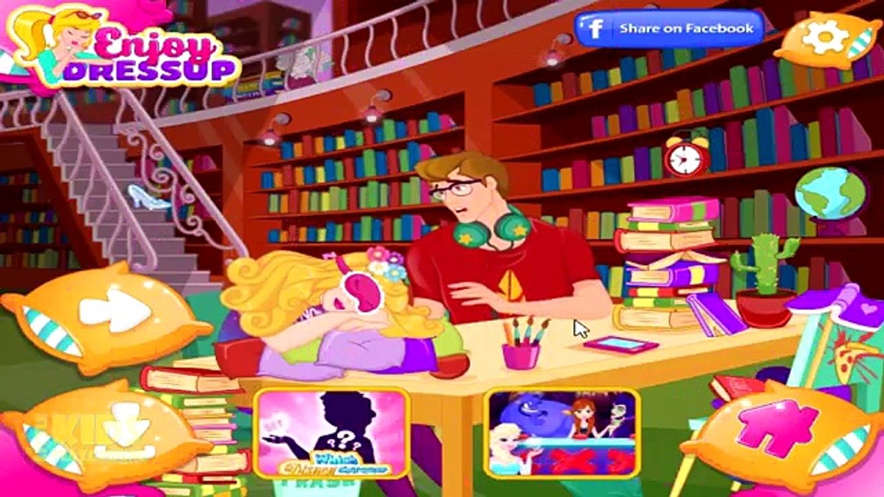 Wake Up Sleeping Beauty - Princess Aurora and Prince Philip Funny Games for Kids