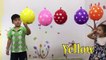 Learn colors with bad baby play balloons & candys! colors for kids Nursery Rhymes Kids songs Finger