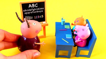 Peppa Pig in the School Classroom set Kids toys-CqhwqMwuG8I