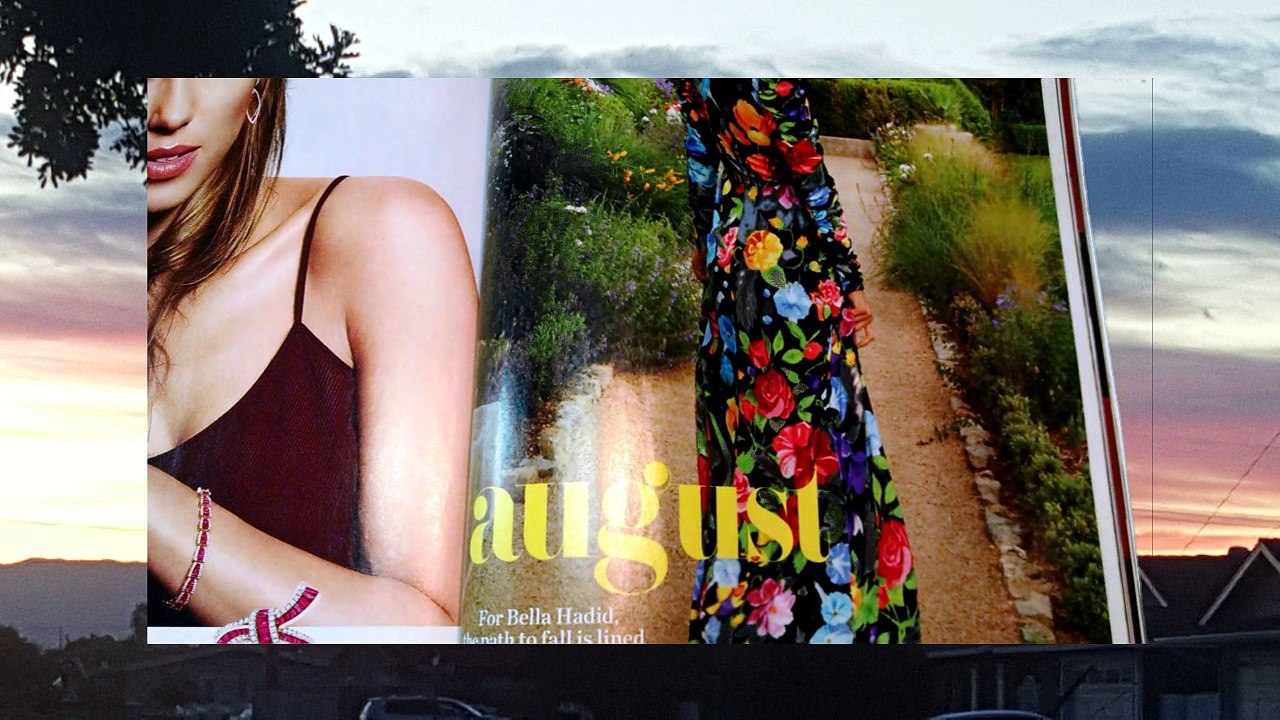 Instyle Magazine August 2017 Bella Hadid Cover A Closer Look