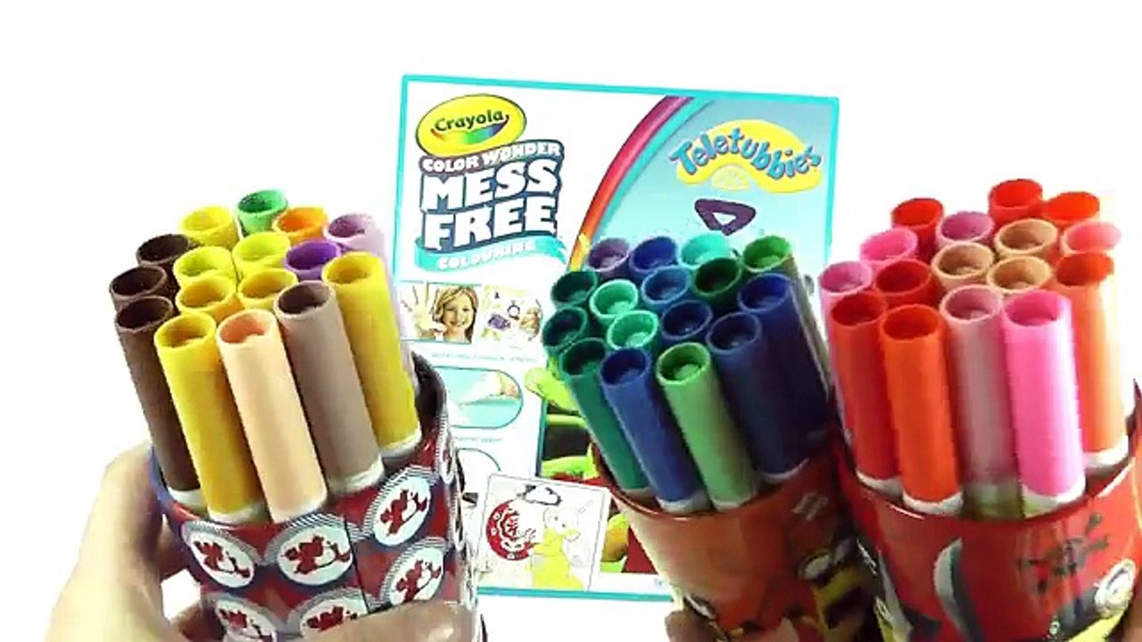 ROTULADORES MÁGICOS DE LOS TELETUBBIES CON DIBUJOS SORPRESA. Teletubbies color wonder.