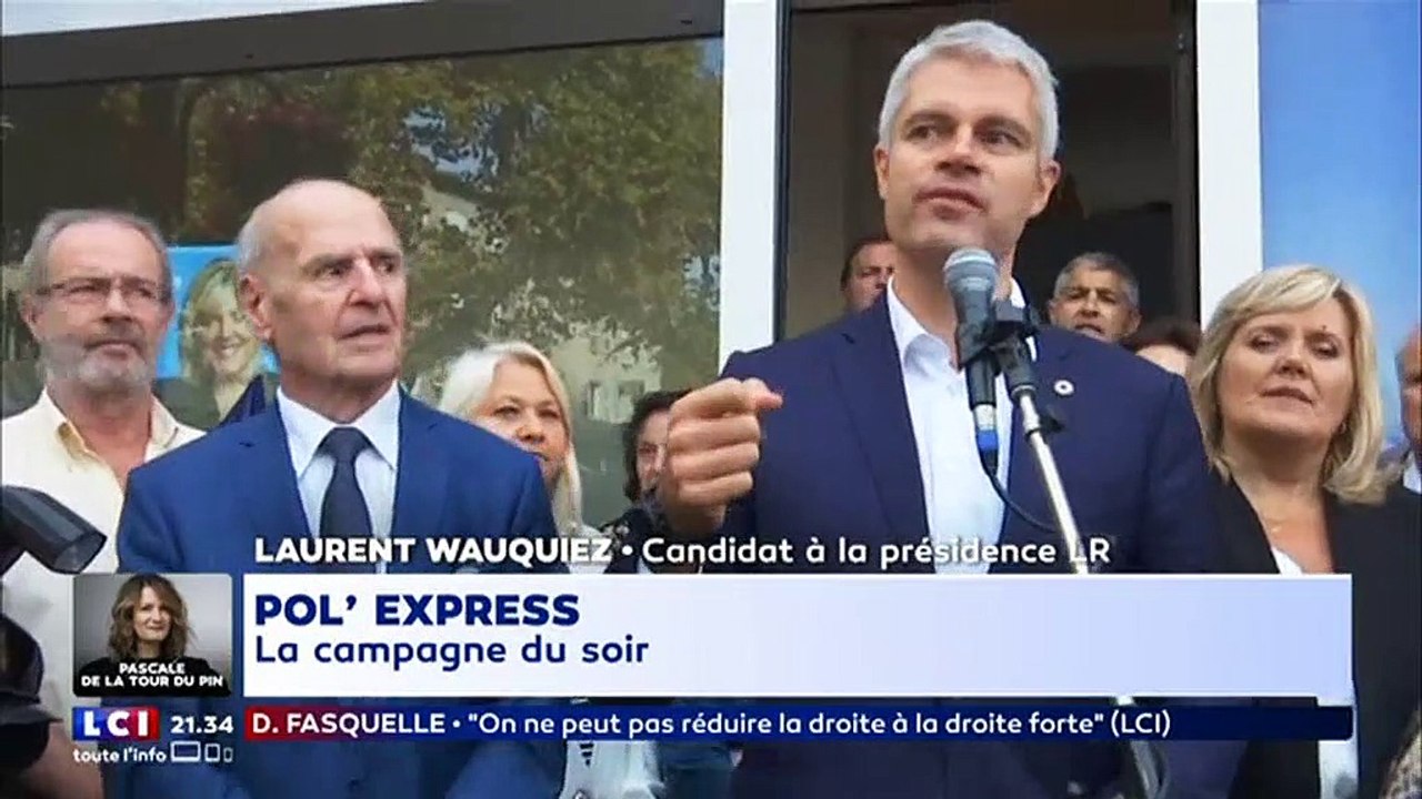 Laurent Wauquiez promet de faire le ménage chez Les Républicains une fois qu'il en sera le chef