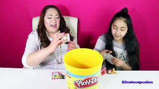 Play Doh Bucket with TOYS #MBBB|B2cutecupcakes