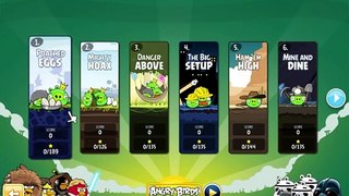 Angry Birds all stars,(получить все звезды) Poached eggs-level 1
