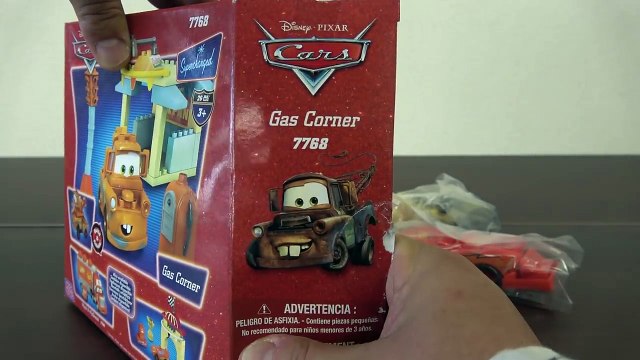 Disney Cars Lightning McQueen MEGA BLOK Toy, Mater, Sally, Doc Hudson, King, Chick Hicks Toy