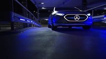 Mercedes EQA Electric Sedan On the Road Competing with Tesla Model 3 | Frankfurt Motor Sho