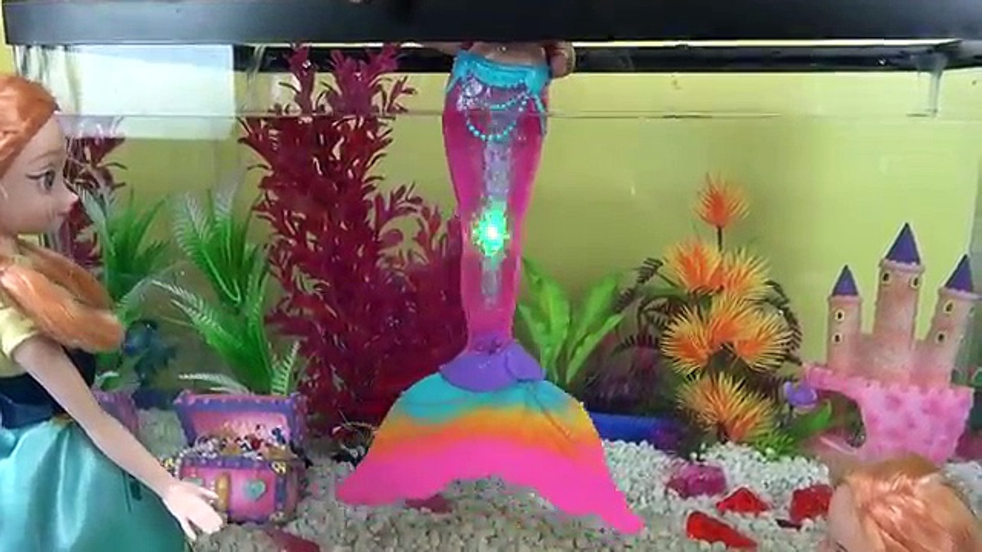 Mermaid fish outlet tank