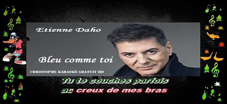 Etienne Daho - Bleu comme toi KARAOKE / INSTRUMENTAL