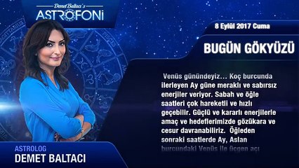 Günlük Burç Yorumu 8 Eylül 2017 Cuma, Astroloji, Burçlar