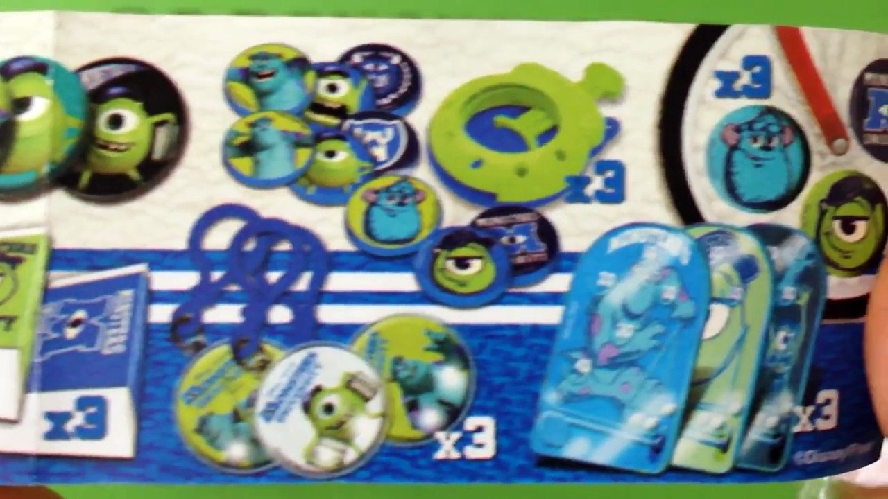 3 Monsters University Surprise Eggs Unboxing-u6g4gRKVrIk