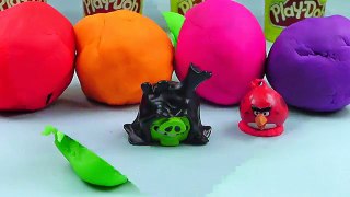 Play Doh Angry Birds Surprise Toys Unboxing