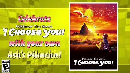 Celebrate Pokémon the Movie - I Choose You! with an exclusive Pikachu for your Pokémon game!-_D9FgRBhmWM