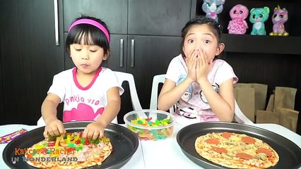 PIZZA CHALLENGE Loser picks a booger