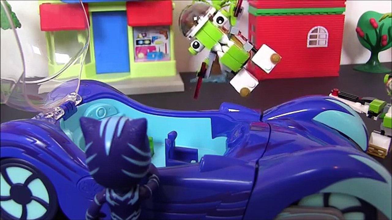 Герои в Масках на Русском. ЛЮКС МАШИНА КЭТБОЯ PJ MASKS Видео для Детей. Пижама Маски