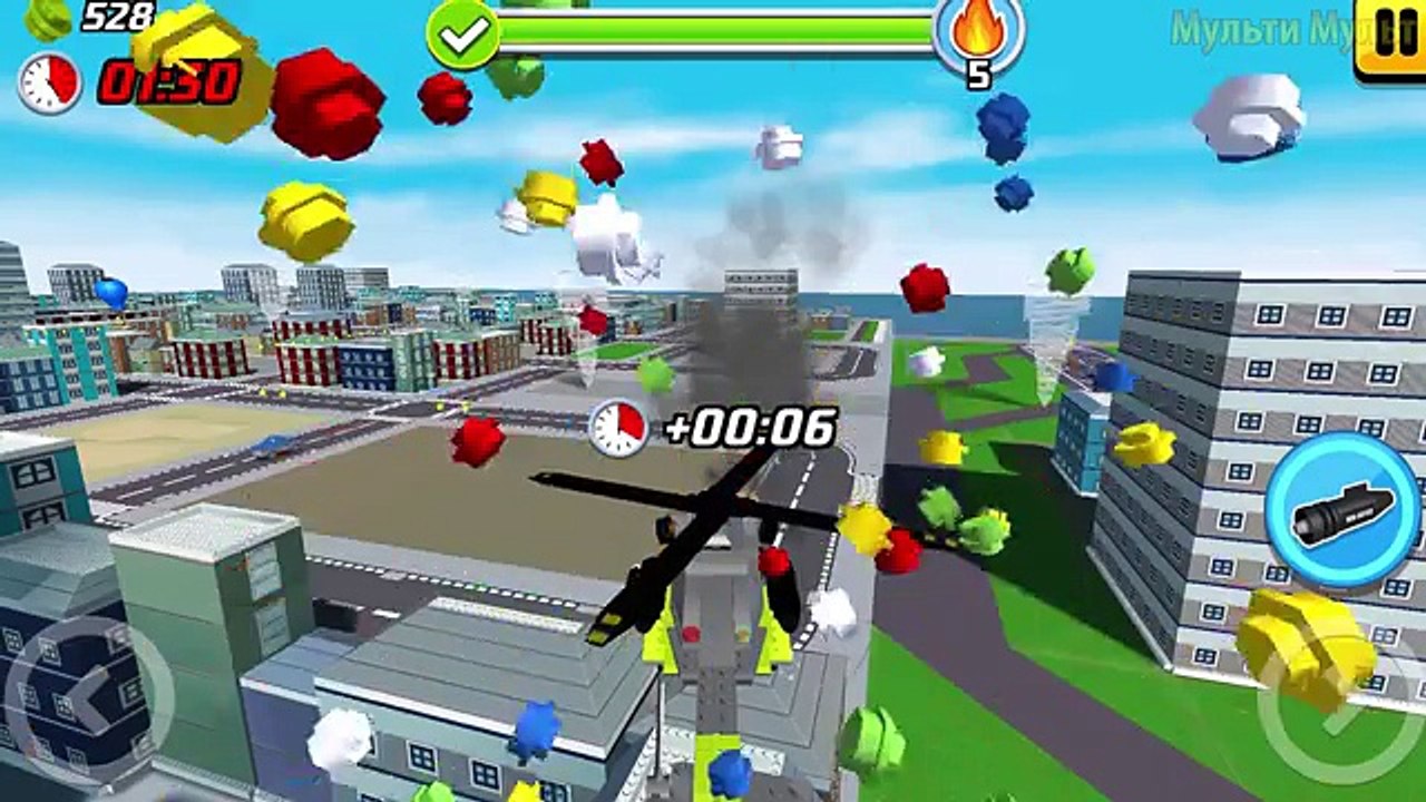 LEGO Police. Police Car. Fire Truck. Cartoon about LEGO LEGO Game My City 2