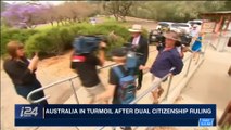 i24NEWS DESK | Australia in Turmoil after dual citizenship ruling | Friday, October 27th 2017