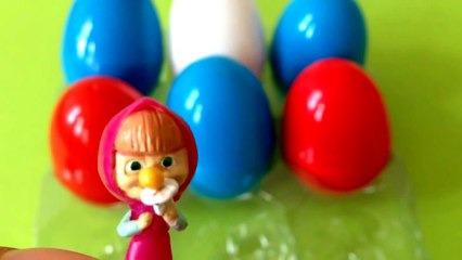 Surprise Eggs Маша и Медведь the smurfs simpsons العاب-eROfDtM28XE