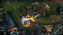 FW vs TM Game 2 Highlights LMS Summer 2016 W2D2 Flash Wolves vs Team Mist FW vs TM LMS LOL