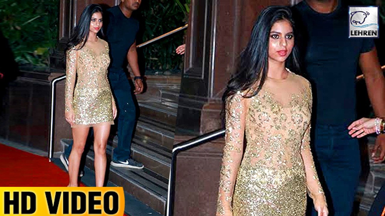 Shah Rukhs Daughter Suhana Khan In Short Dress At Gauri Halloween party