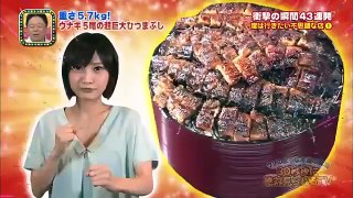 【大胃王木下 安吉拉佐藤】[生肉] 一大顿鳗鱼饭一大桶雪糕和一大缸猪肉饭PK