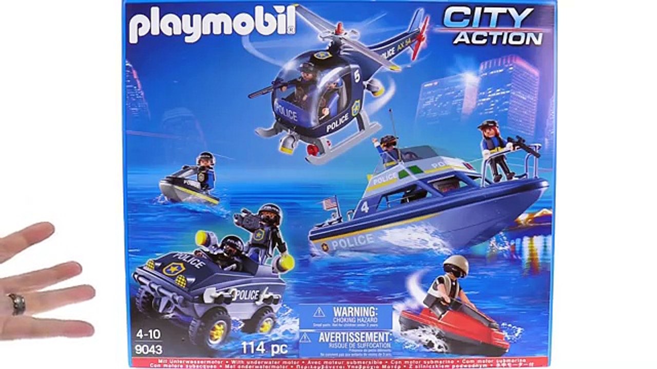 Playmobil Police Tical Unit set review! 9043