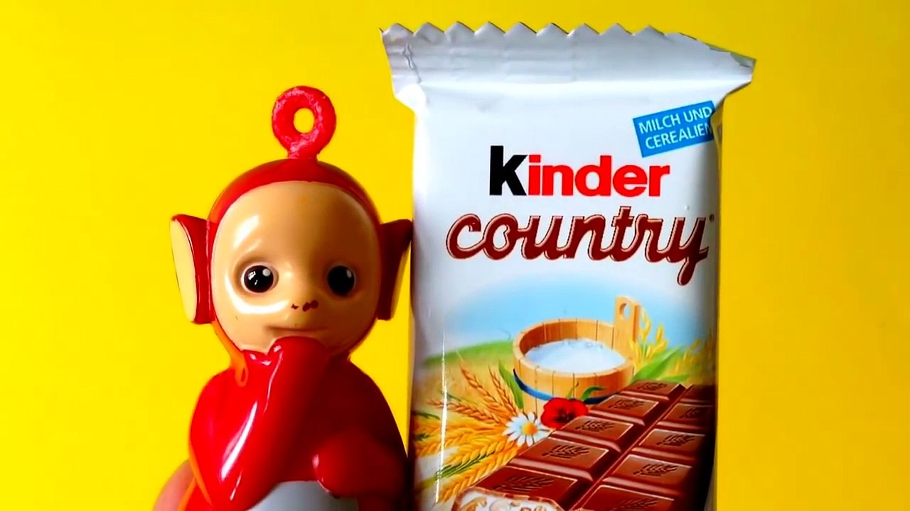 Teletubbies po and Kinder Country Chocolate-VSrxfH1HGdc