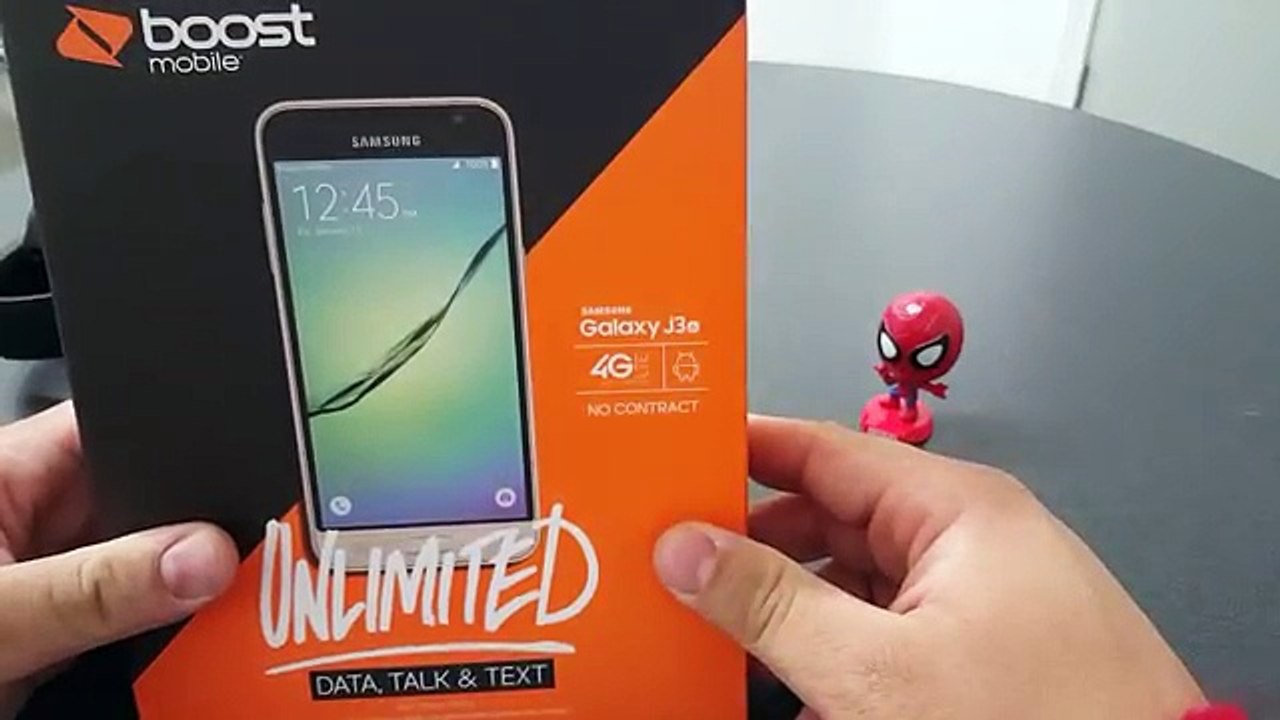 Unboxing of the samsung galaxy j3 boostmobile