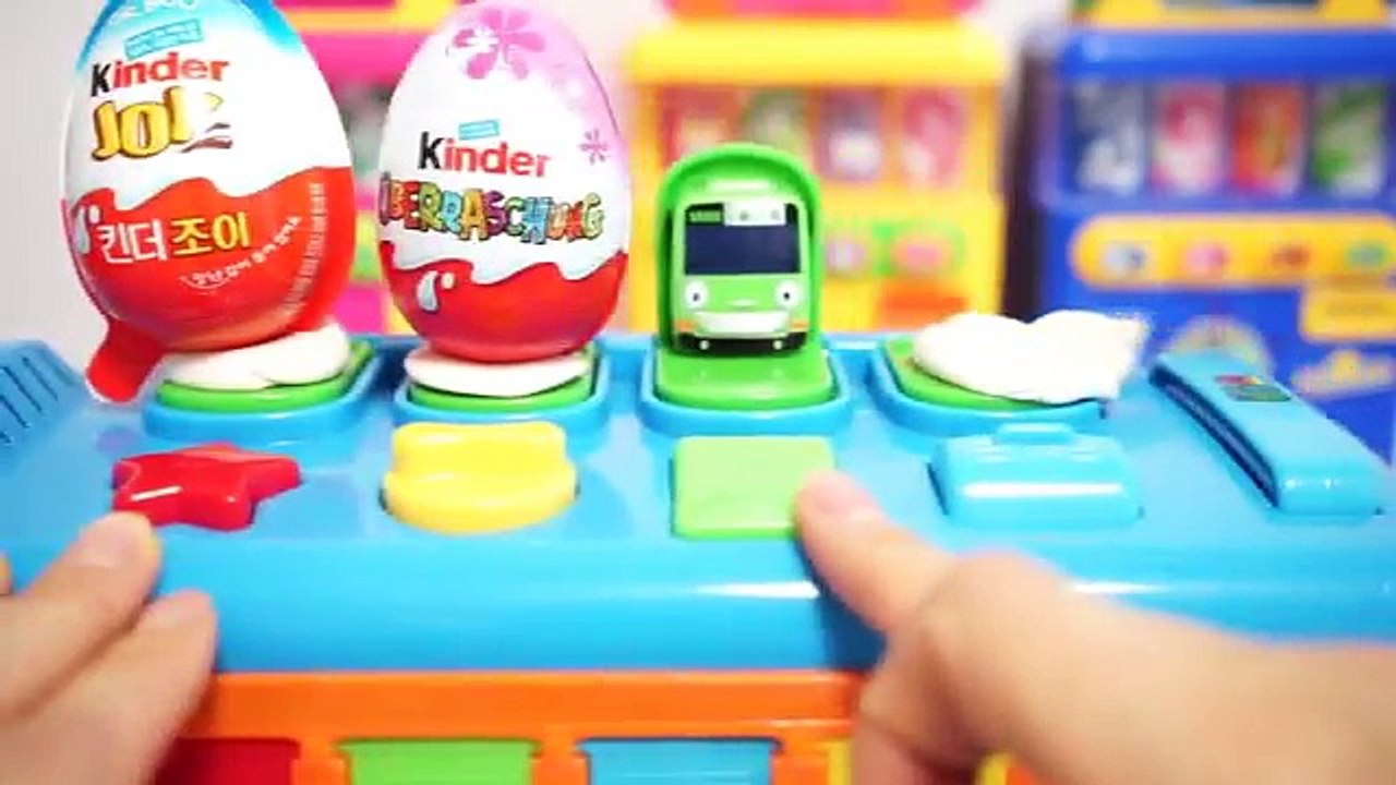 꼬마버스 타요타요 시즌4321기 킨더조이 장난감 동영상 서프라이즈 에그 뽀로로 콩순이 - 토이메이크