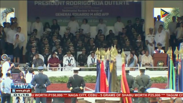Pangulong Duterte, inatasan ang AFP na maglingkod nang tapat sa mga Pilipino