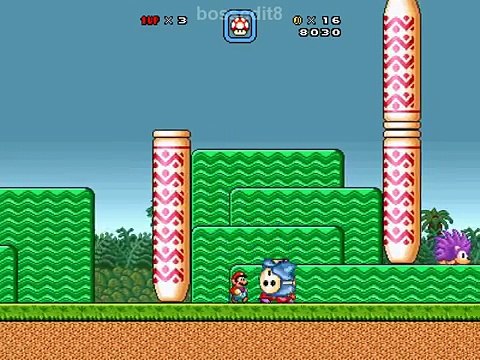 Super Mario Bros. X (SMBX) Custom Level - Biggest Doki Panic