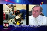 Hospital Almenara: a través de redes sociales denuncian mala atención a pacientes