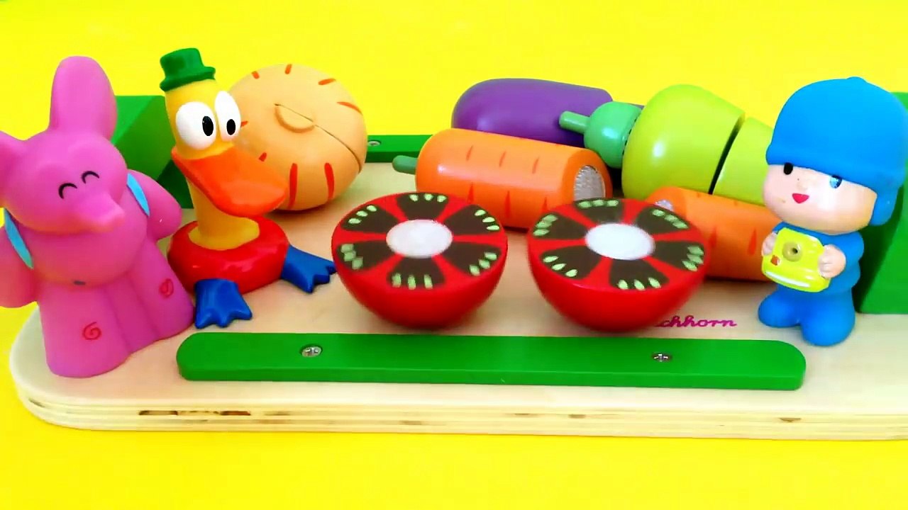 Toy Cutting Fruit Velcro Cooking Playset with Pocoyo-DbV6LyGqXfY