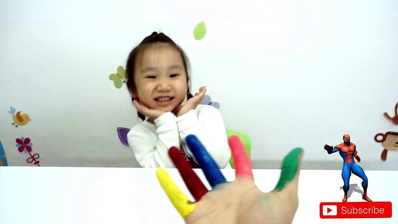 Learn colors with bad baby & colors of Finger Family, Johny Johny yes papa Song for Kids - KTRV